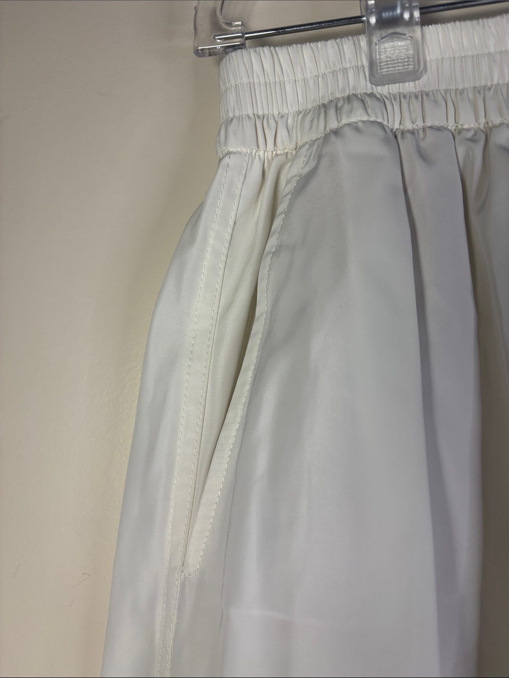 Zara Cream Maxi Gathered Skirt M-L - Picture 3 of 11